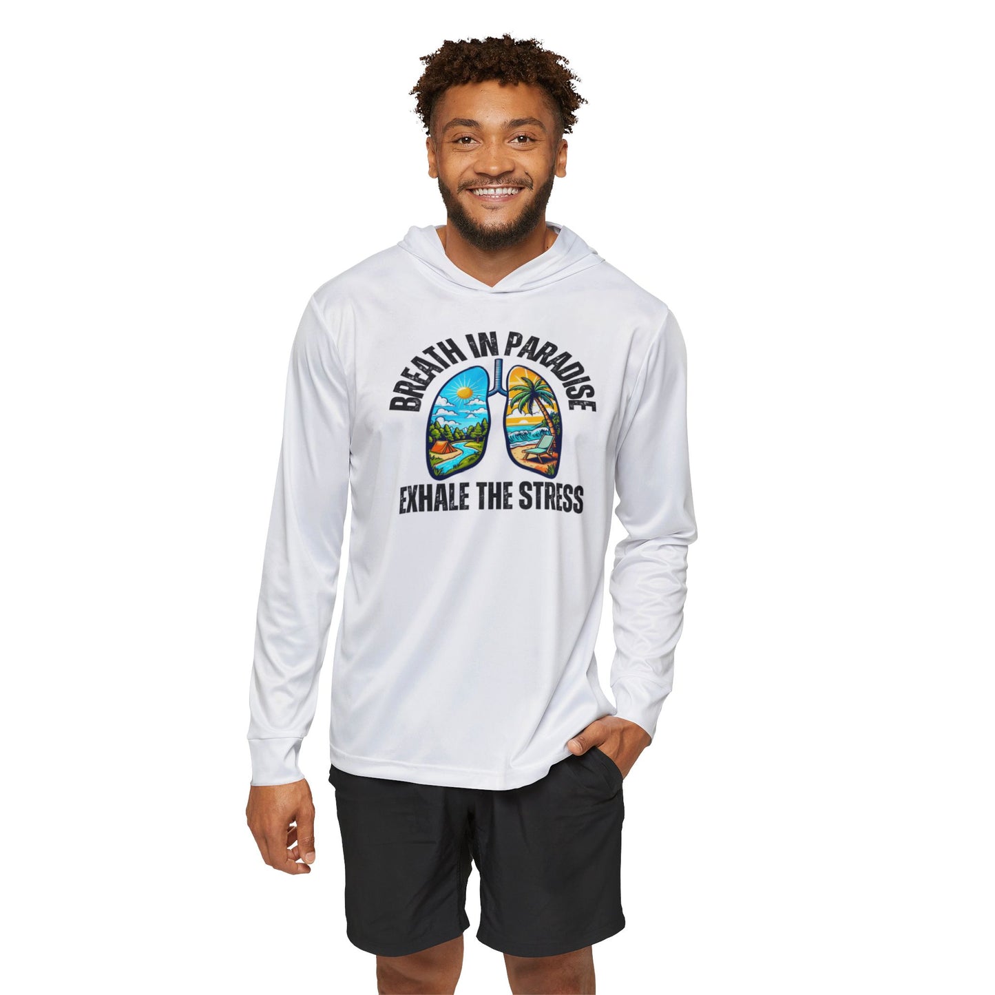 Breath in Paradise Sports Hoodie (AOP)